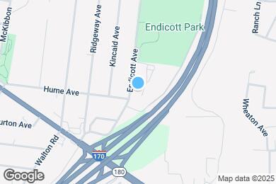 Map image of the property - 2908 Endicott Ave
