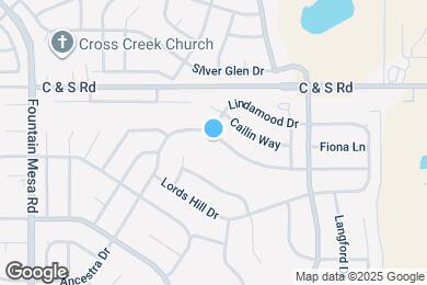 Map image of the property - 1271 Ancestra Dr