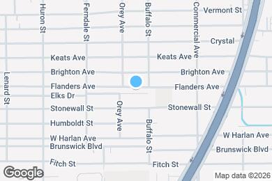 Map image of the property - 1026 Flanders Ave