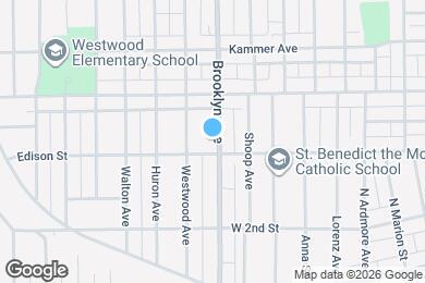 Map image of the property - 313 Brooklyn Ave