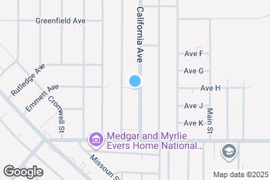 Map image of the property - 3735 California Ave