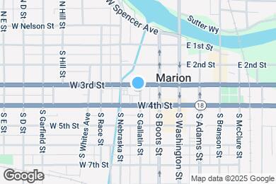 Map image of the property - Historic Gallatin Square Senior Apartments