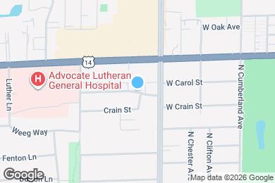Map image of the property - 1302 Carol St