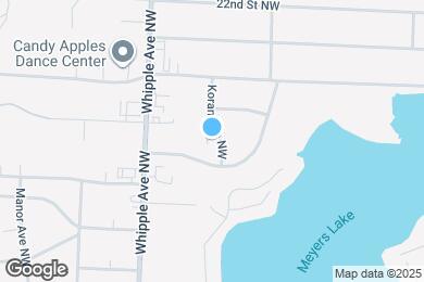 Map image of the property - 1823 Koran Ave NW