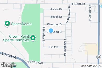 Map image of the property - 1639 Dogwood Dr