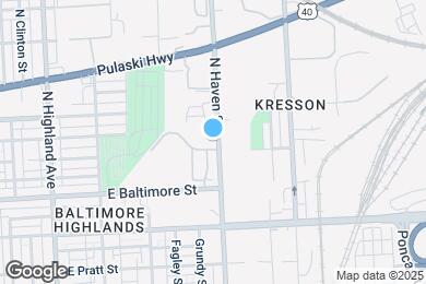 Map image of the property - 110 N Haven St