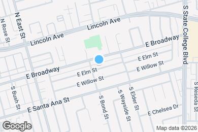 Map image of the property - 1513 E Elm St