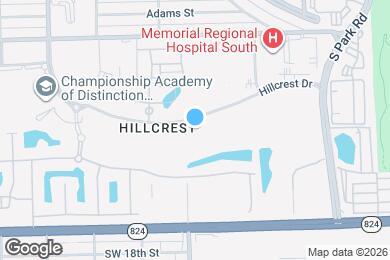 Map image of the property - 4200 Hillcrest Dr