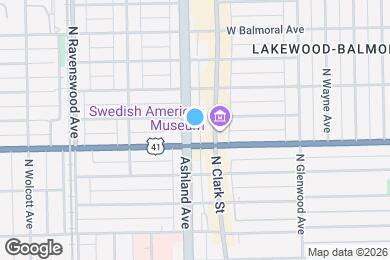 Map image of the property - 5219 N Ashland Ave