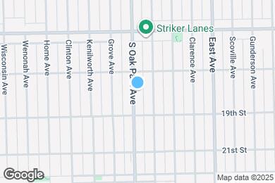 Map image of the property - 1823 Oak Park Ave