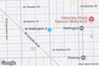 Map image of the property - 2956 N Racine Ave