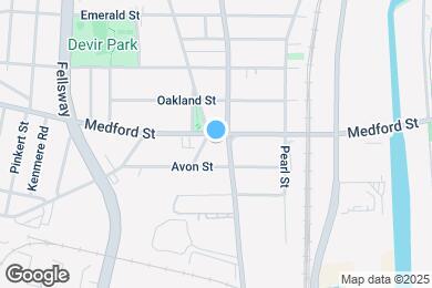 Map image of the property - 384 Medford St