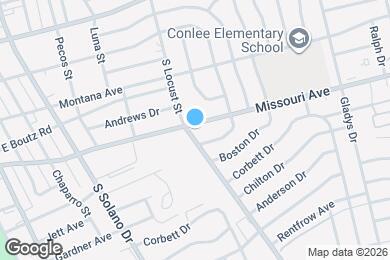 Map image of the property - 1802 Missouri Ave