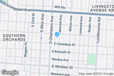 Map image of the property - 913 Oakwood Ave