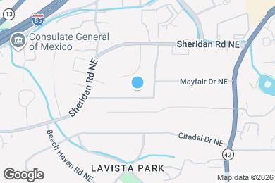 Map image of the property - 1192 Kingsley Cir NE