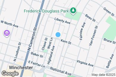 Map image of the property - 300 Kern St