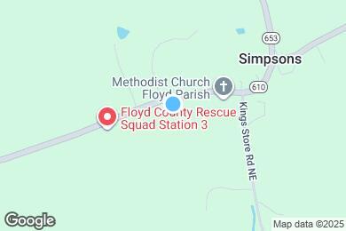 Map image of the property - 1606 Daniels Run Rd NE