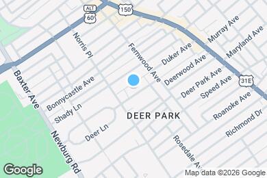 Map image of the property - 1819 Deerwood Ave
