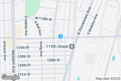 Map image of the property - 2113 W 119th St