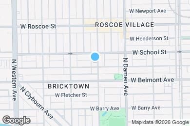 Map image of the property - 3238 N Hoyne Ave