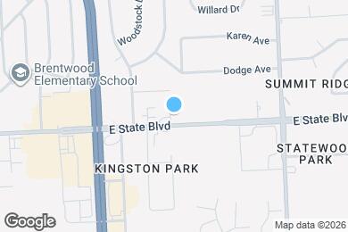 Map image of the property - 4317 E State Blvd