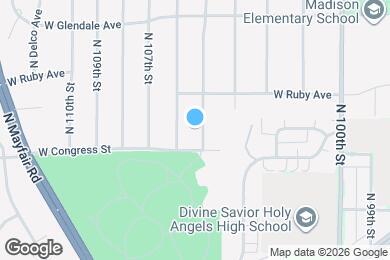 Map image of the property - 4425 N 105th St