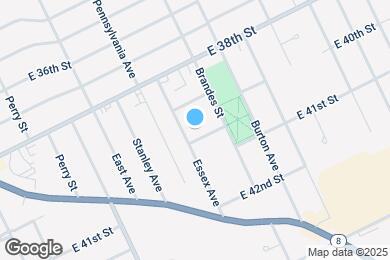 Map image of the property - 1134 E 40th St