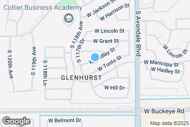 Map image of the property - 11729 W Hadley St