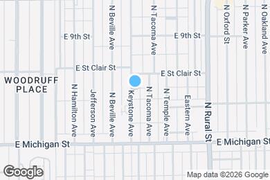 Map image of the property - 611 N Keystone Ave