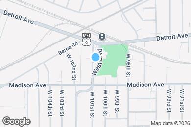 Map image of the property - 1447 W 101st St