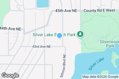 Map image of the property - 4318 Benjamin St NE