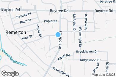 Map image of the property - Magnolia on Melody Townhomes