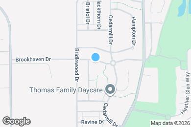 Map image of the property - 945 Brookhaven Dr