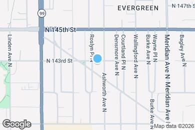 Map image of the property - 1509 N 143rd St