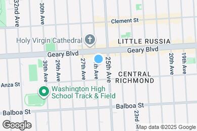 Map image of the property - 548 26th Ave