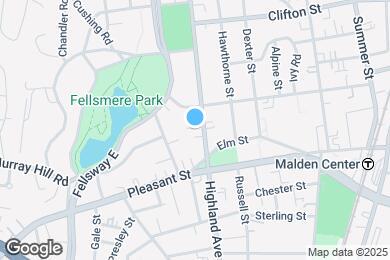 Map image of the property - 460 Highland Ave