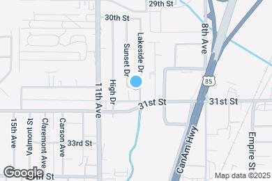 Map image of the property - 3037 Lakeside Dr