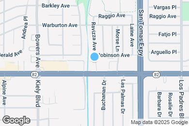 Map image of the property - 2585 El Camino Real