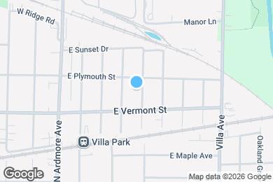 Map image of the property - 446 N Ellsworth Ave