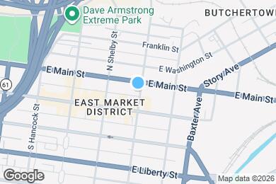 Map image of the property - 110 S Campbell St