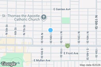 Map image of the property - 213 N 10th St