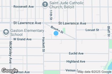 Map image of the property - 915 W Grand Ave