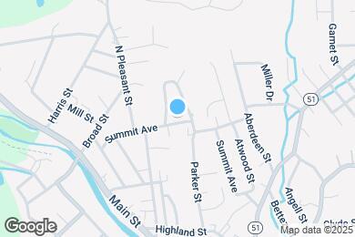 Map image of the property - 83 Summit Ave