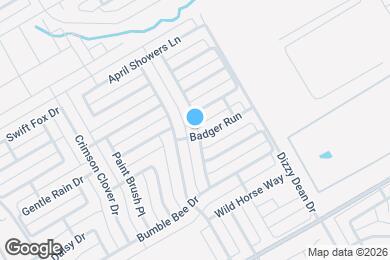 Map image of the property - 1045 Badger Run