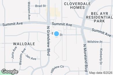 Map image of the property - Westwood Apartments