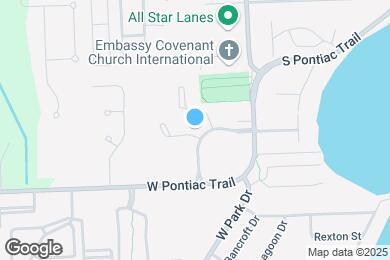 Map image of the property - Walled Lake Villa Senior Living