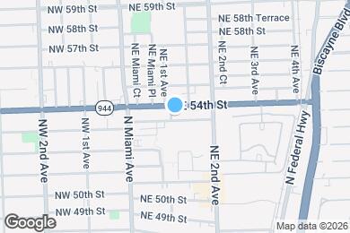 Map image of the property - 5313 NE 1st Ave