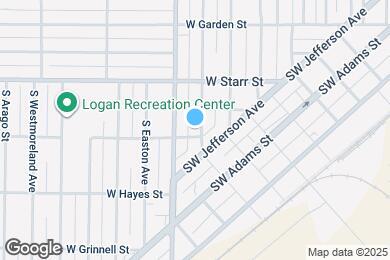Map image of the property - 1415 S Greenlawn Ave