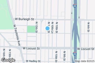 Map image of the property - 1104 W Chambers St