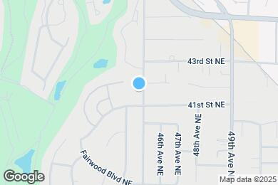 Map image of the property - 4110 45th Ave NE